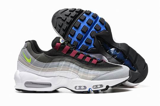 (image for) Nike Air Max 95 Grey Black Red Green Men's Shoes-22